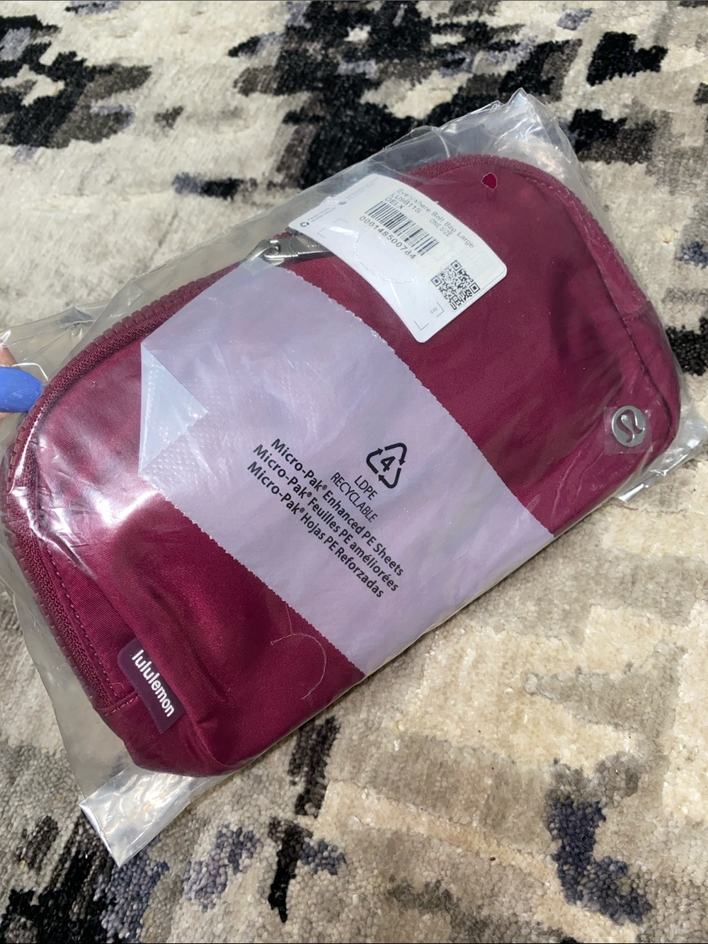 lululemon athletica Burgundy belt bag